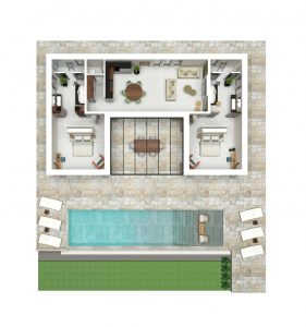 Estrella Luxury Villa Zakynthos 3D Plans